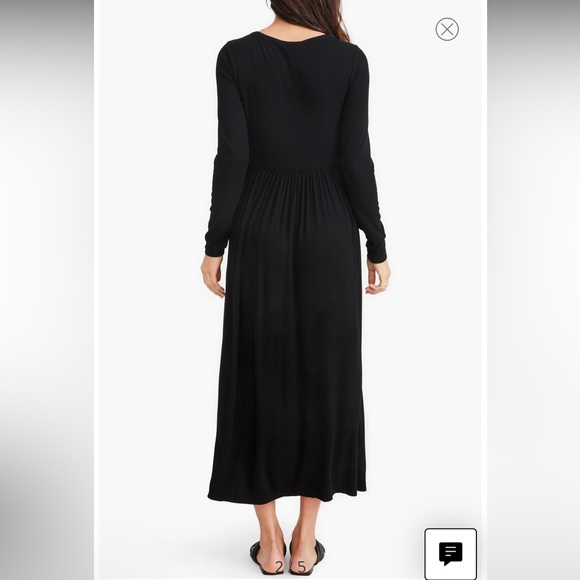 HATCH The Softest Rib Nursing Dress - Picture 4 of 8